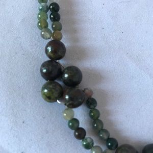 Handmade Genuine Bloodstone with earrings